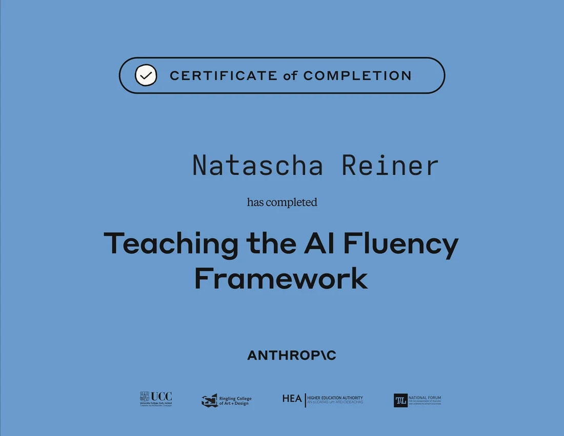 Zertifikat: Teaching the AI Fluency Framework, Anthropic